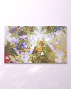 Painting on white wall horizontal 10