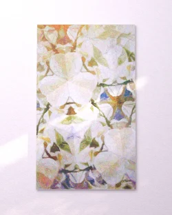 Painting on white wall vertical 02