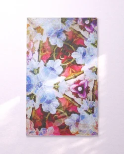 Painting on white wall vertical 03