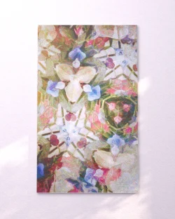 Painting on white wall vertical 04
