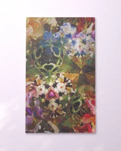 Painting on white wall vertical 05