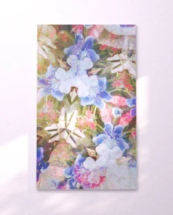 Painting on white wall vertical 09