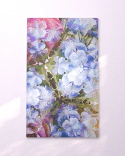 Painting on white wall vertical 12